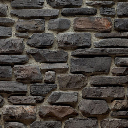 Cappadocia Anthracite Slate Look Manufactured Stone Handmade Veneer - Livfloors Collection