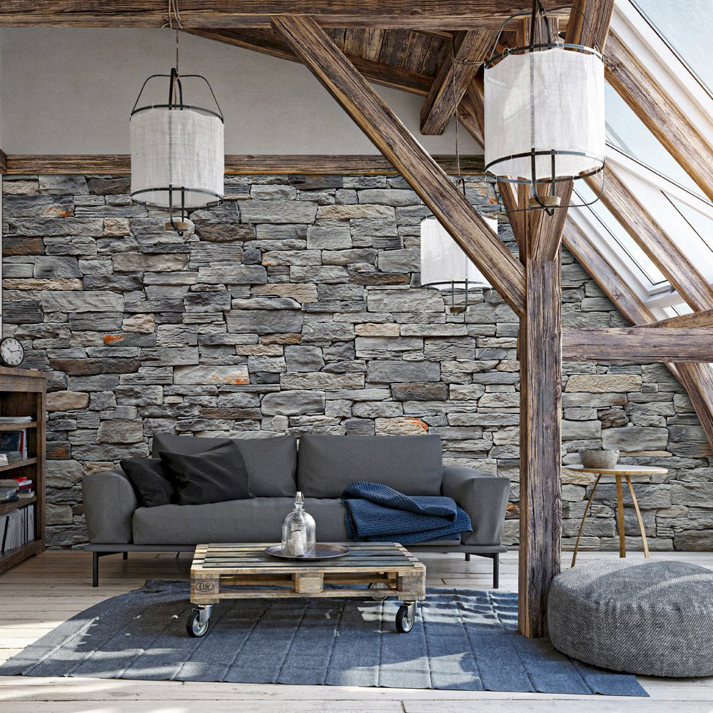 Grand Canyon Ash Slate Look Manufactured Stone Handmade Veneer - Livfloors Collection