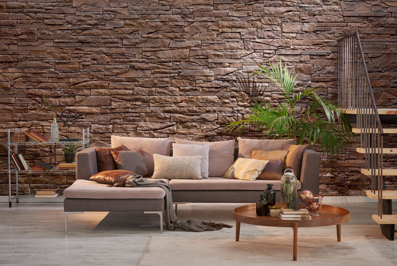 Inka Granat Slate Look Manufactured Stone Handmade Veneer - Livfloors Collection