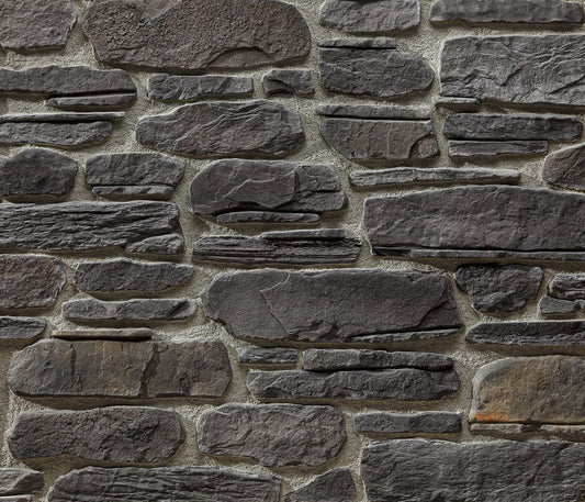 Pastoral Anthracite Slate Look Manufactured Stone Handmade Veneer - Livfloors Collection