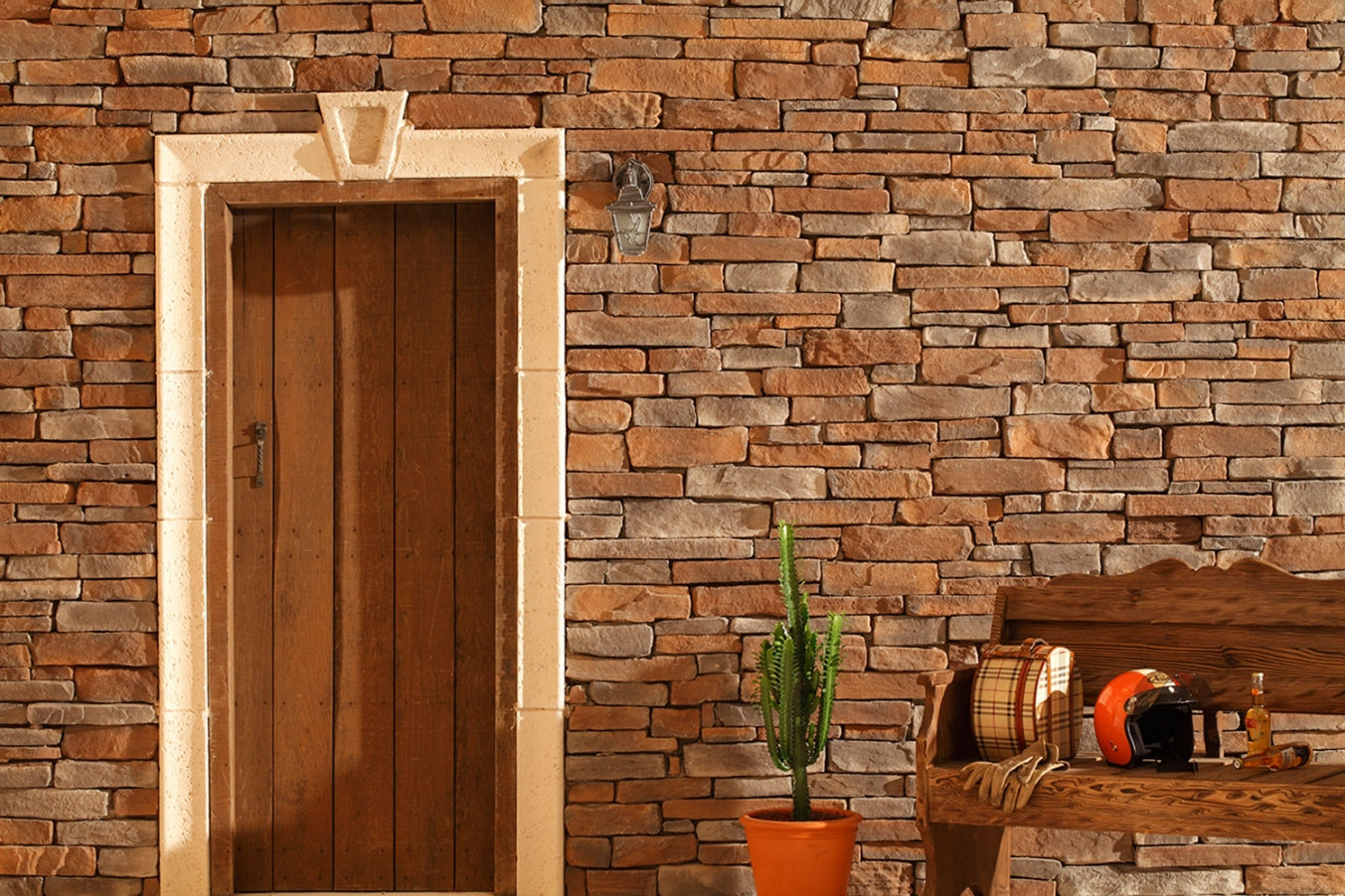 Sierra Coffee Slate Look Manufactured Stone Handmade Veneer - Livfloors Collection