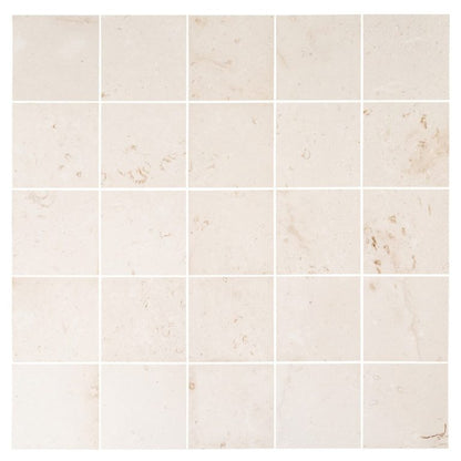 Mayra White Limestone Honed Floor and Wall Tile - Livfloors Collection