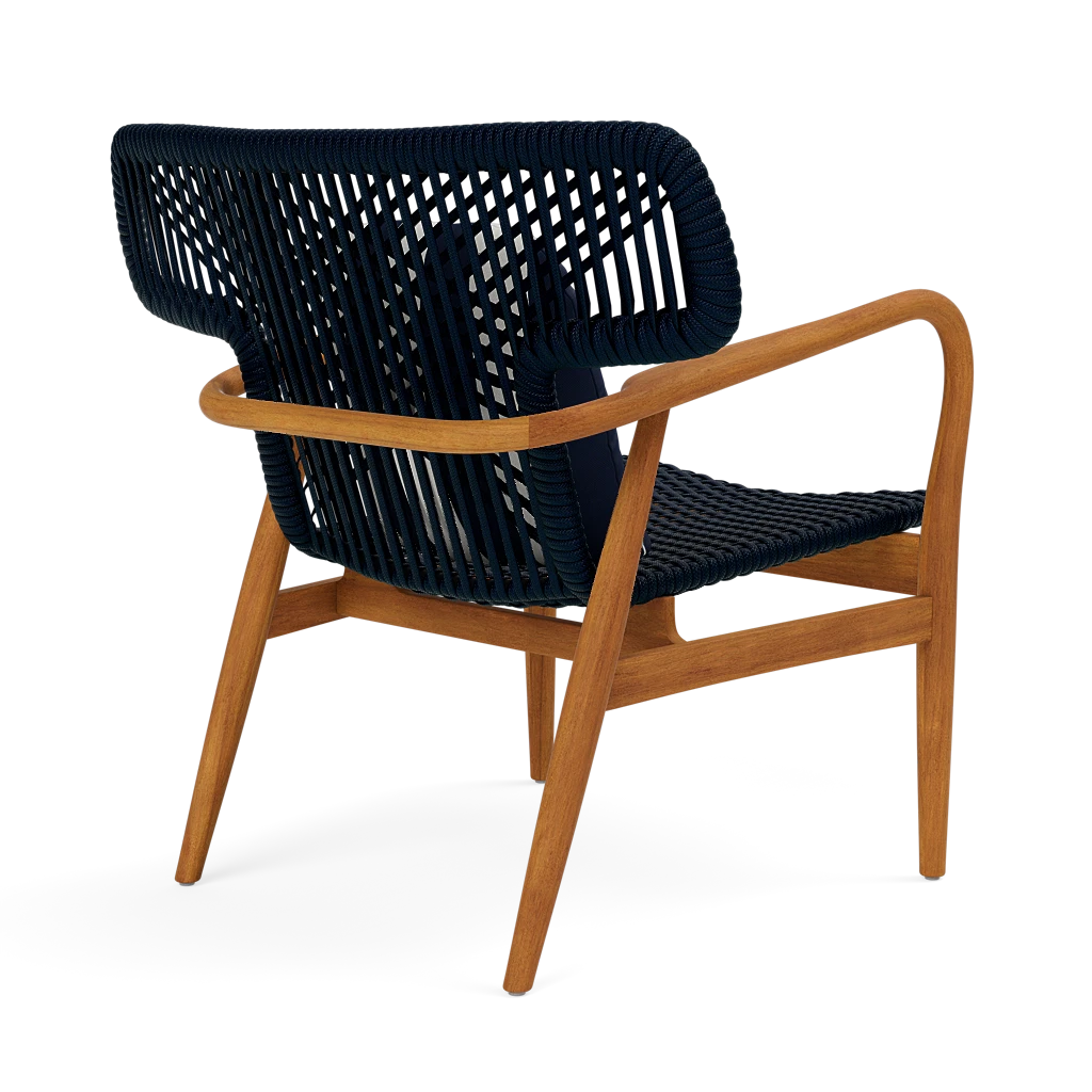 Garrison Outdoor Wing Chair - Messina Dark Navy Performance Fabric