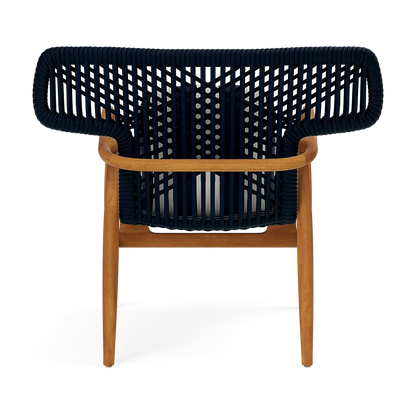 Garrison Outdoor Wing Chair - Messina Dark Navy Performance Fabric