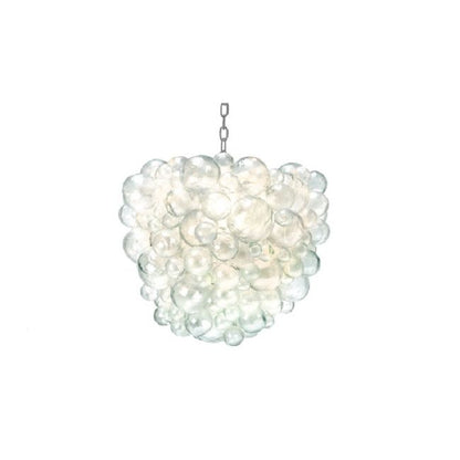 Nimbus Chandelier Clear Resin/Silver Hardware