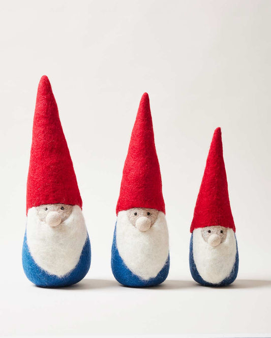 Nordic Felted Christmas Gnomes