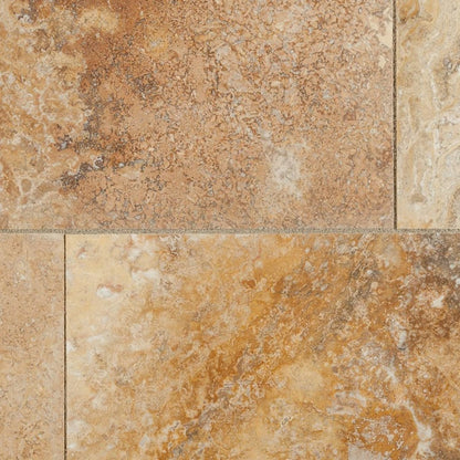 Oasis Gold Travertine Honed and Filled Floor and Wall Tile - Livfloors Collection