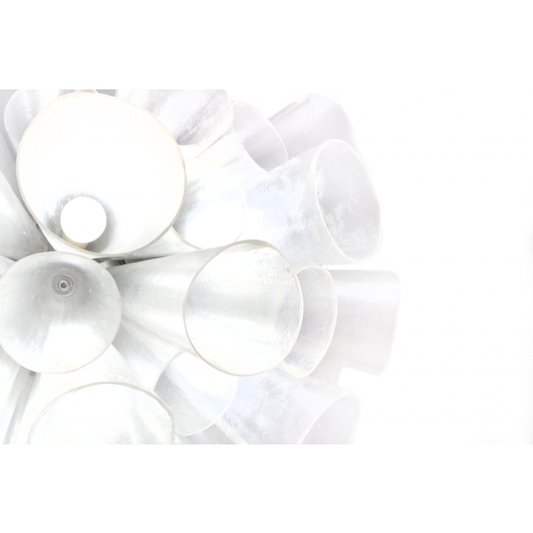 Fanad Chandelier Clear Resin/Silver