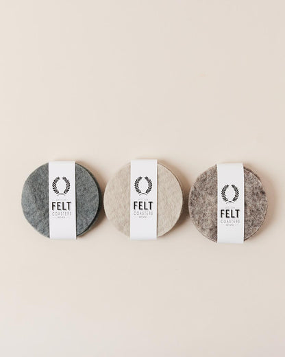 Artisan Felt Coasters - Set of 4
