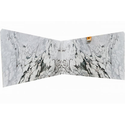 Stingray White Bookmatching Marble Slabs Polished - Livfloors Collection
