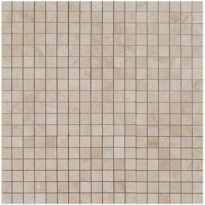 Light Beige Travertine Honed Mosaic Floor and Wall Tile - Livfloors Collection