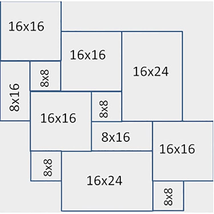 Atlantic Grey Marble Tiles Antique Pattern Sand-Blasted Brushed - Livfloors Collection