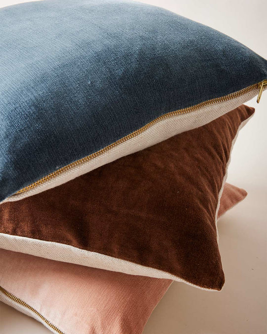 Velvet + Linen Pillow