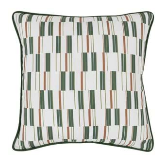 Indoor/Outdoor Nantucket Green Multi Pillow (Set of 2)
