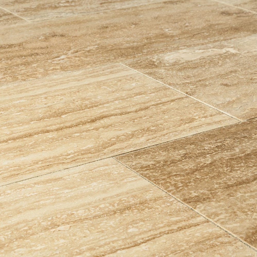 Walnut Vein-cut Travertine Floor and Wall Tile - Livfloors Collection