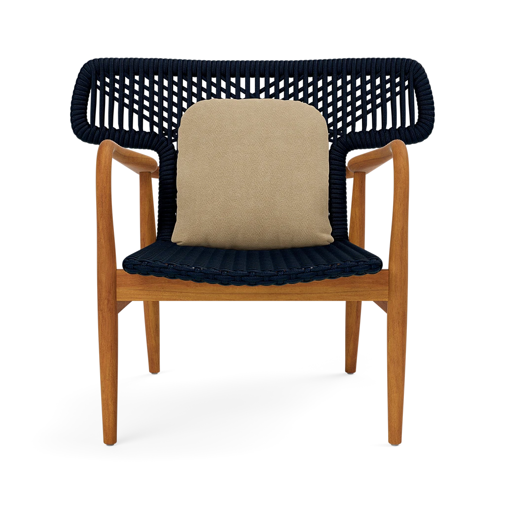 Garrison Outdoor Wing Chair - Weser Dark Sand High-Performance Fabric