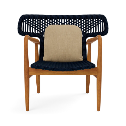 Garrison Outdoor Wing Chair - Weser Dark Sand High-Performance Fabric