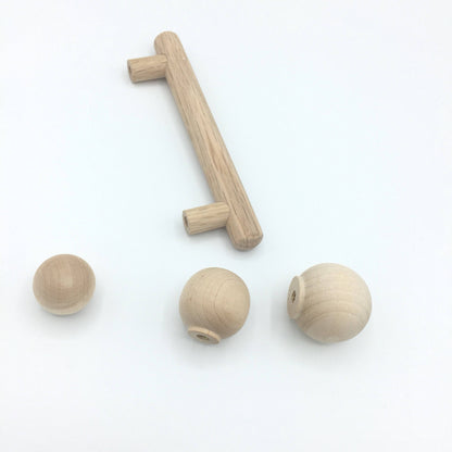 Wood Mid-Century Modern Cabinet Hardware - Kitchen Cabinet Hardware