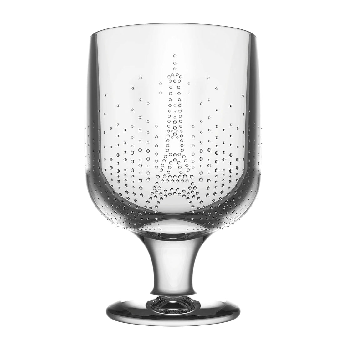 Revel in pure French elegance with these graceful wine glasses. The perfect vessel for wines and rosé. 