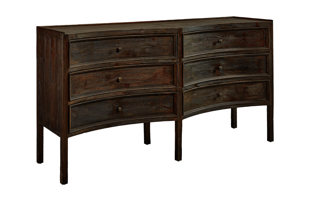 Arma Double Cresent Six Drawer Chest/Sideboard by Furniture Classics