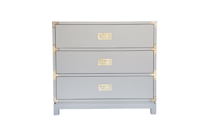 CARLYLE Small Campaign Dresser - Grey