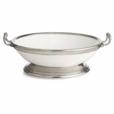 Tuscan Large Footed Bowl with Handles - Maison de Kristine