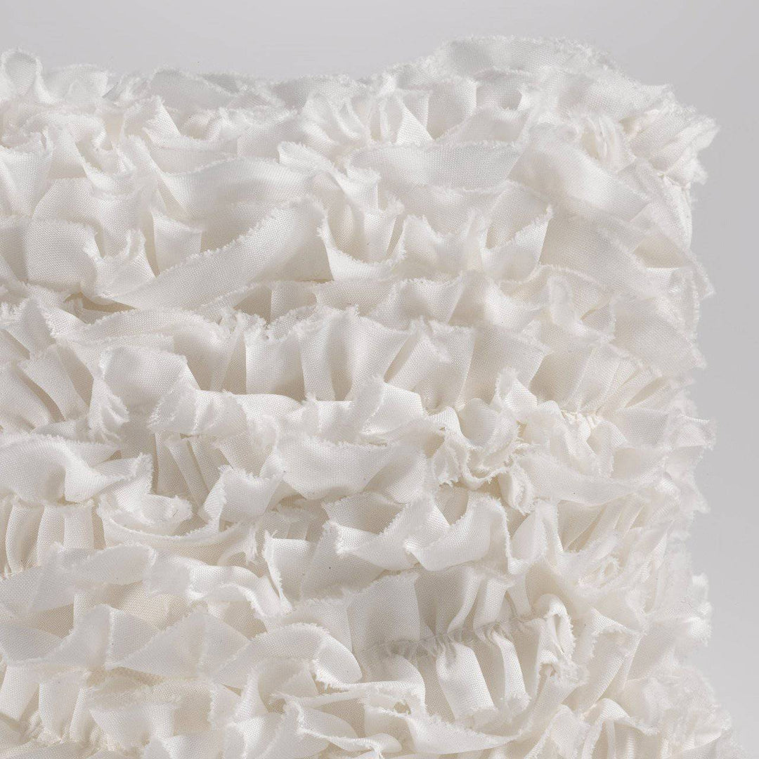 Couture Dreams Heavenly Ruffled Decorative Pillow - Maison de Kristine