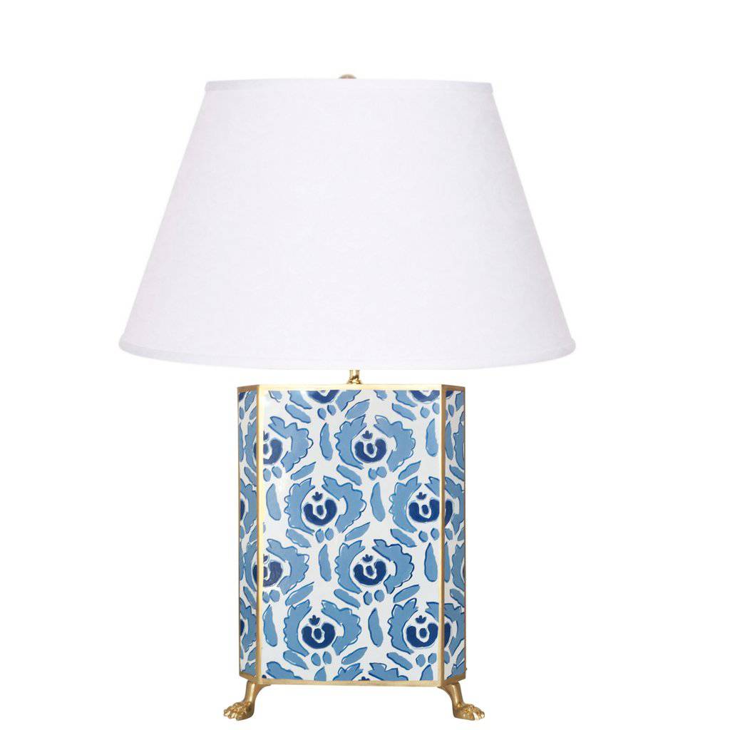 Beaufont Table Lamp in Blue Lamp, Lrg - Maison de Kristine