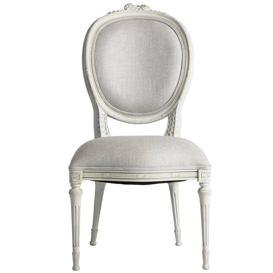 Christine Grey Linen Side Chairs (Pair of 2) - Maison de Kristine