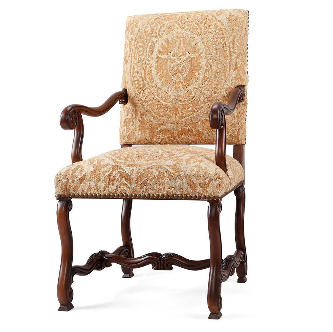 Orsini Brown Arm Chair by the French Market Collection - Maison de Kristine