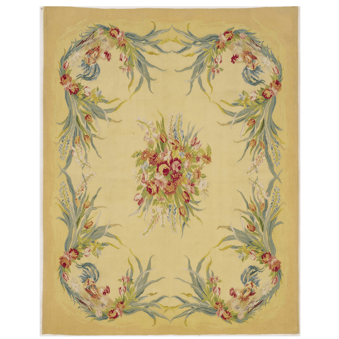 Something to Crow About Aubusson Rug - Maison de Kristine
