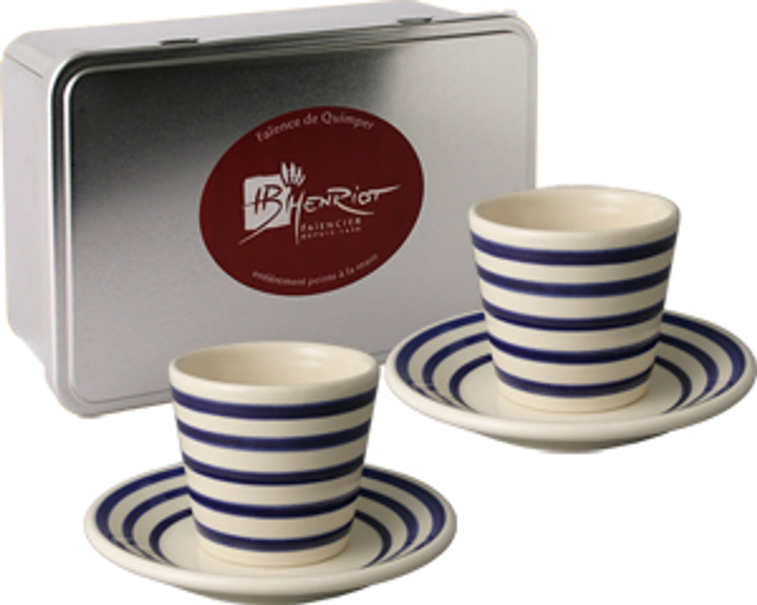 Espresso Box Set - Breton Stripes Blue (Preorder)